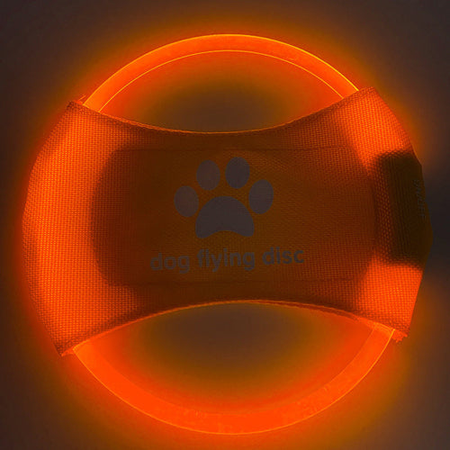 Disque Volant LED Brillant pour Dressage et Jeu