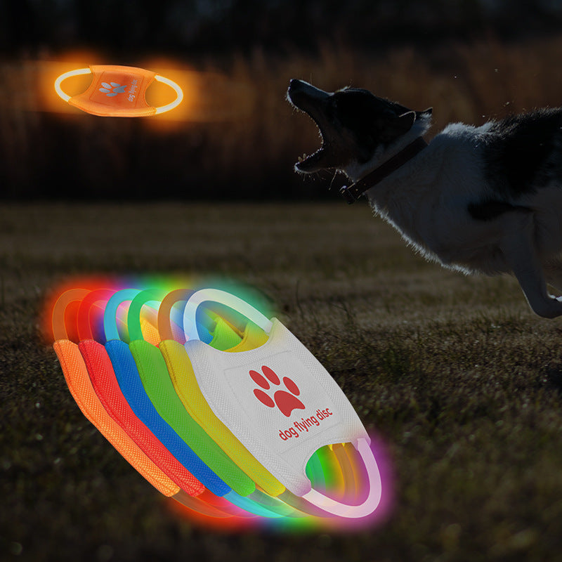 Disque Volant LED Brillant pour Dressage et Jeu