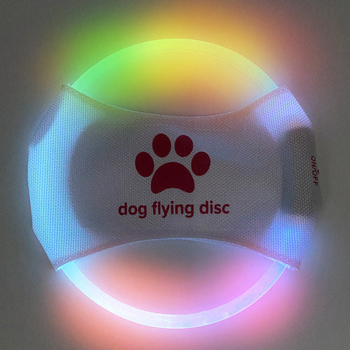 Disque Volant LED Brillant pour Dressage et Jeu