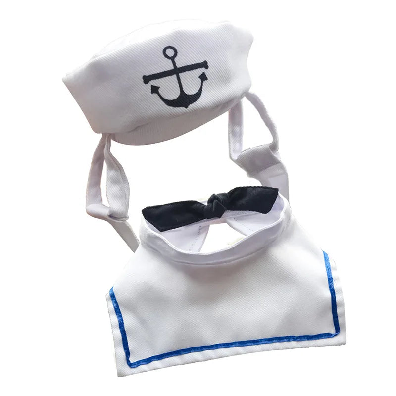 Costume marin pour animaux – déguisement drôle pour chat, chien ou lapin, style cosplay Halloween