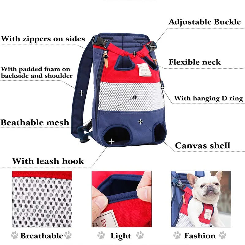 Sac à dos pour animaux – Chats & petits chiens