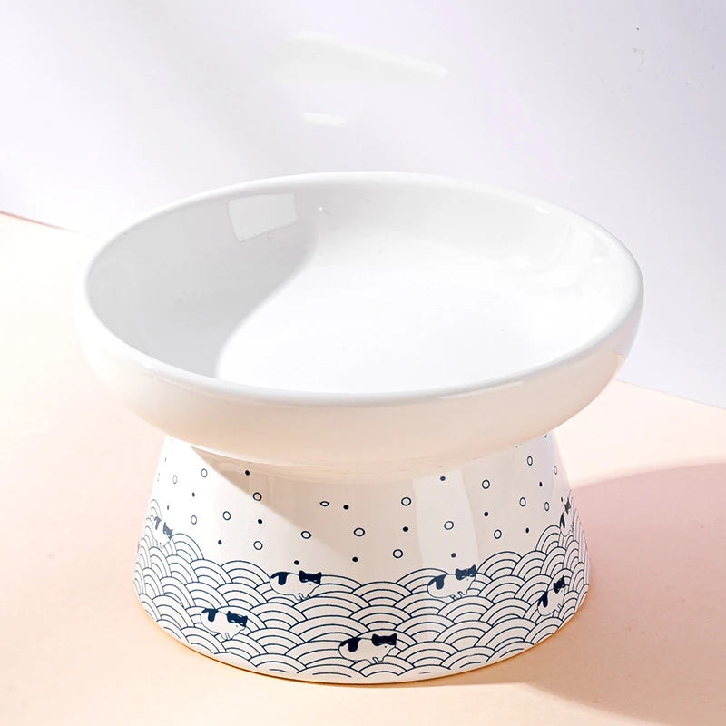 Gamelle en céramique pour chat – bol antidérapant grande capacité, idéal pour nourriture, eau et friandises