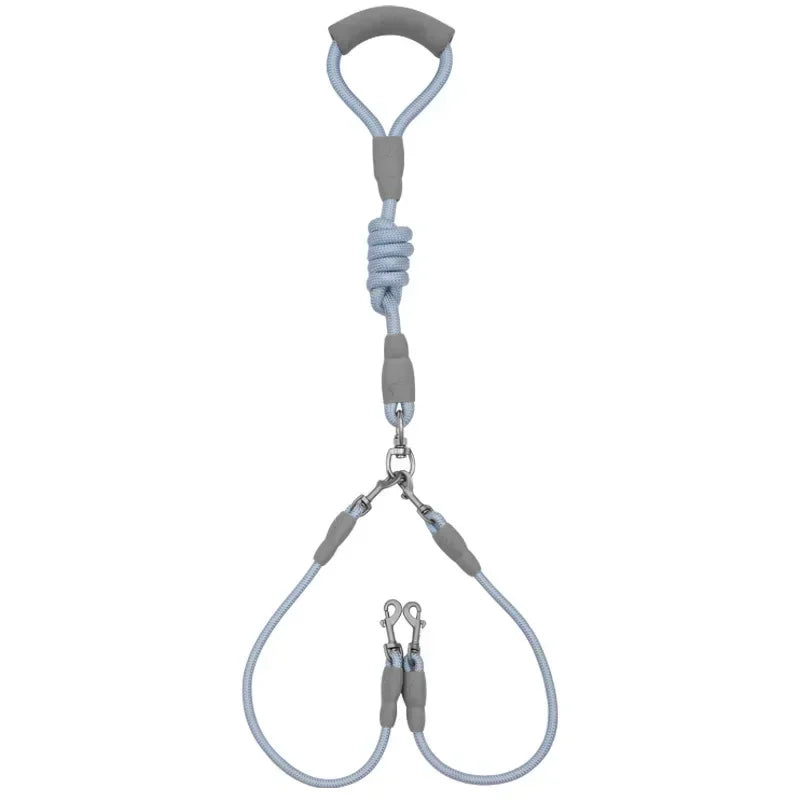 Laisse double pour chien – Promenade 2 chiens avec une seule laisse