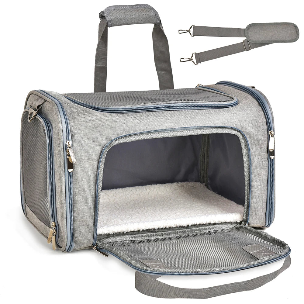 Sac de Transport pour Chiens & Chats – Sac à Dos Souple, Voyage & Avion