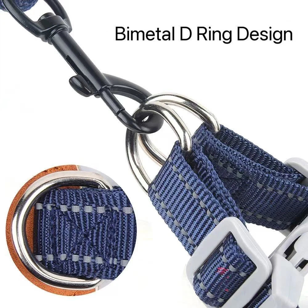 Harnais pour Chien en Forme de Y – Anti-Traction, Réglable et Réfléchissant, Gilet Confortable avec Rembourrage Doux, Facile à Mettre pour Petits, Moyens et Grands Chiens