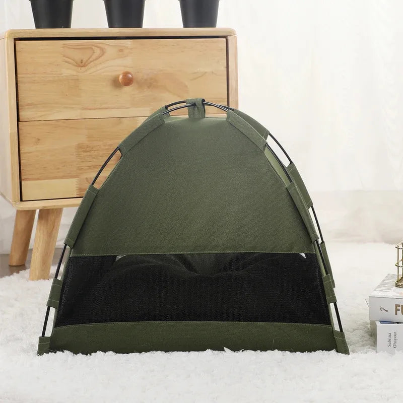 Tente lit pour chats avec coussin chaud