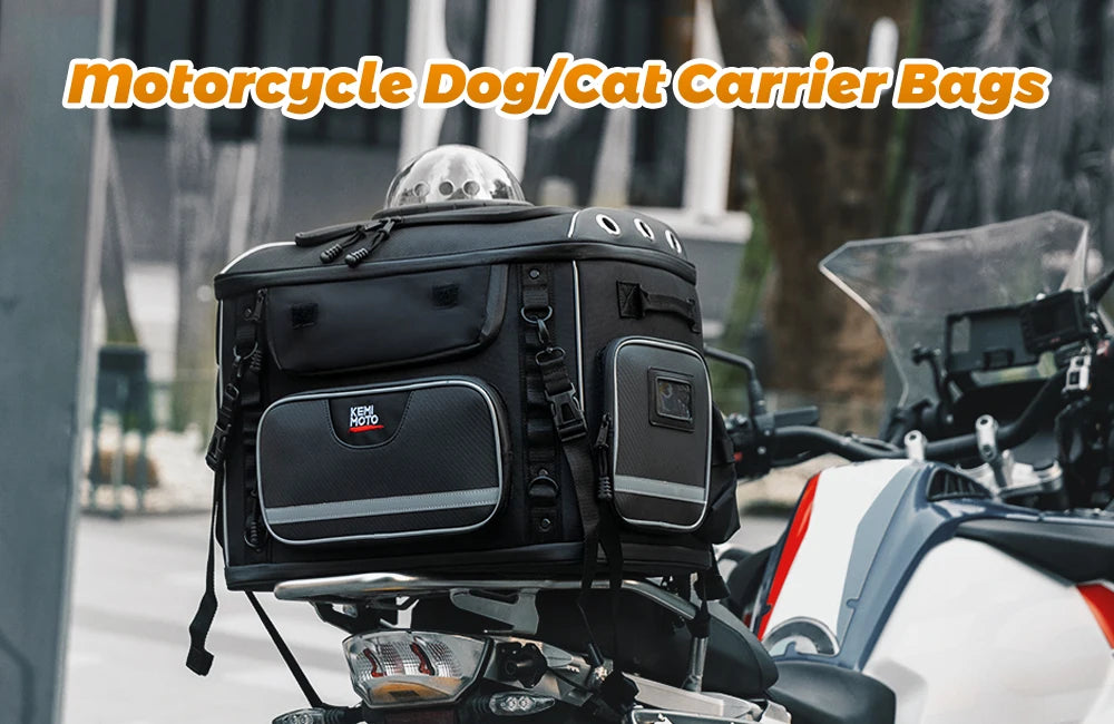 Sac de Transport Moto pour Chien et Chat – Voyage & Sécurité