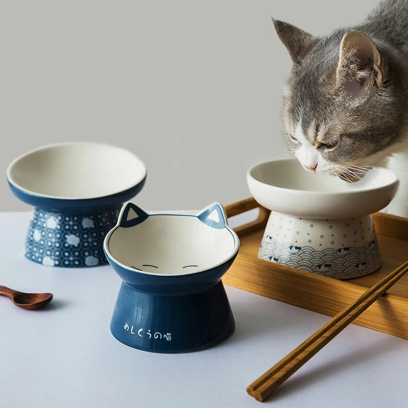 Gamelle en céramique pour chat – bol antidérapant grande capacité, idéal pour nourriture, eau et friandises