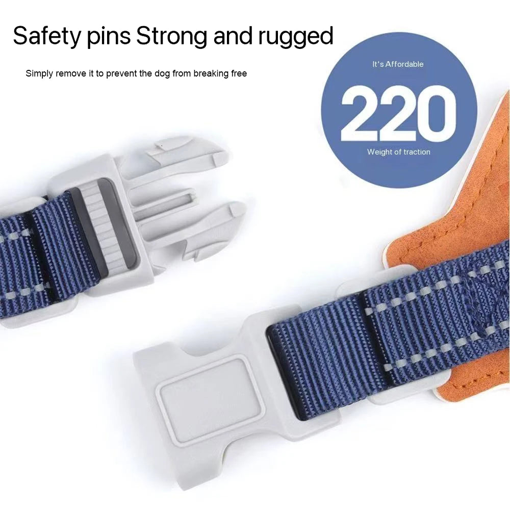 Harnais pour Chien en Forme de Y – Anti-Traction, Réglable et Réfléchissant, Gilet Confortable avec Rembourrage Doux, Facile à Mettre pour Petits, Moyens et Grands Chiens