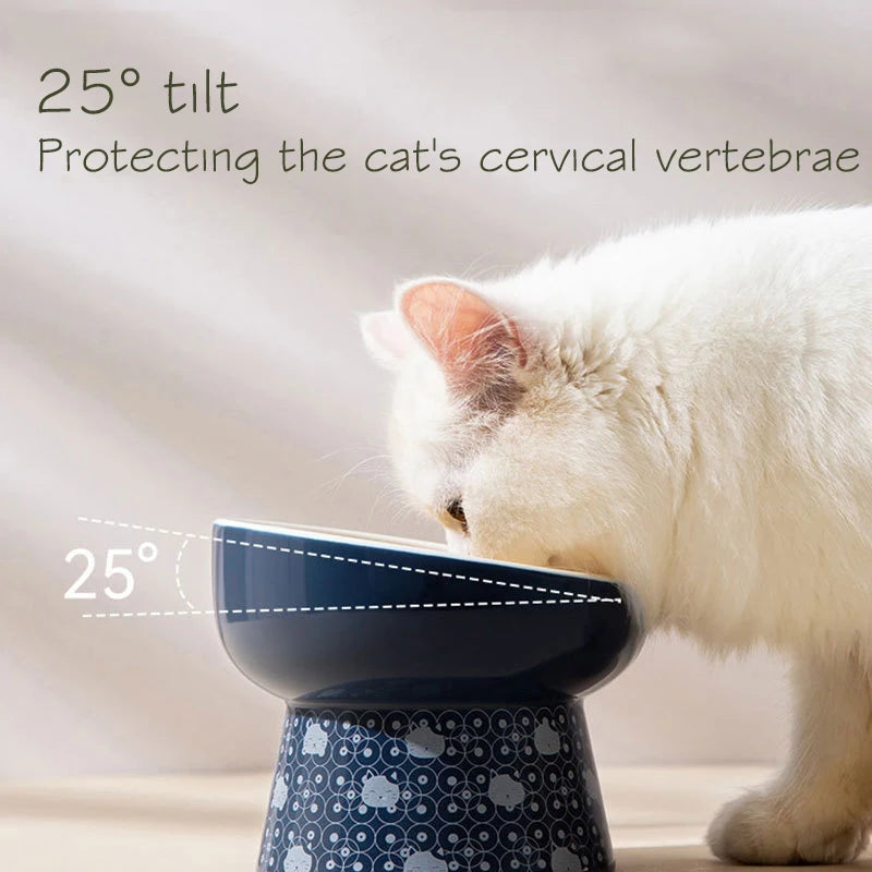 Gamelle en céramique pour chat – bol antidérapant grande capacité, idéal pour nourriture, eau et friandises