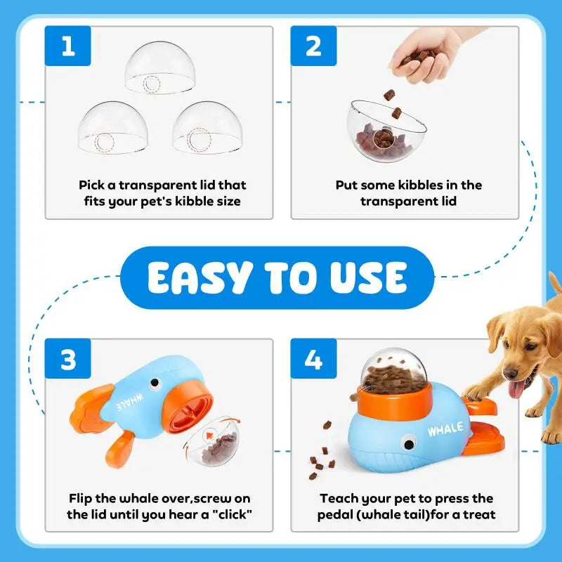 Jouet puzzle interactif – Distributeur de friandises pour chiens et chats