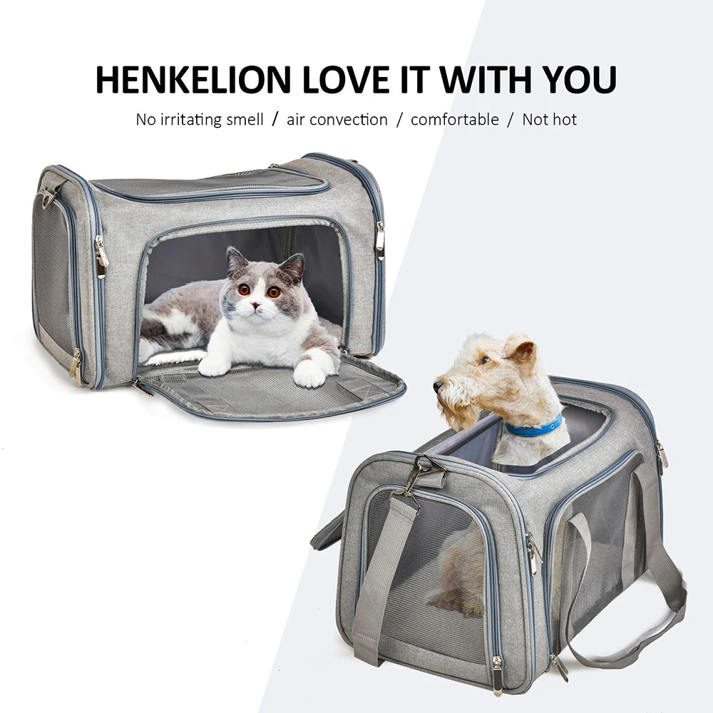 Sac de Transport pour Chiens & Chats – Sac à Dos Souple, Voyage & Avion