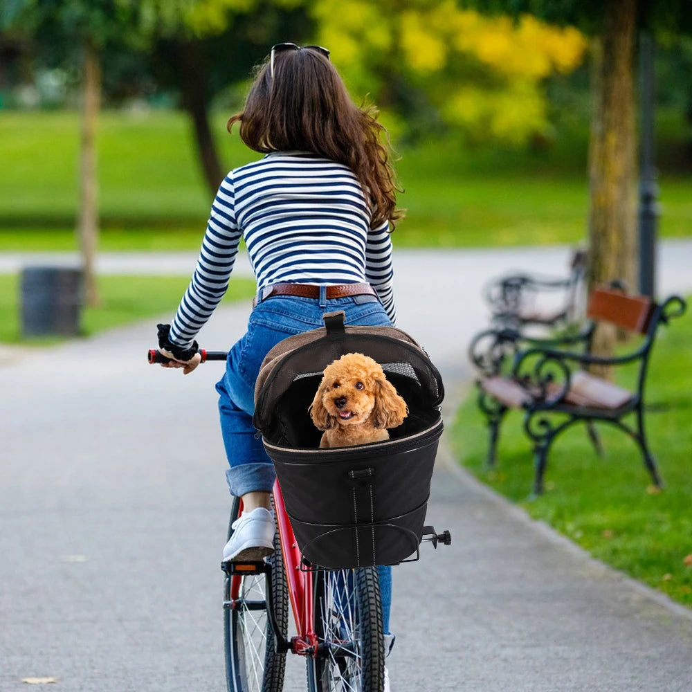 Panier arrière de vélo pour chien – Sac de transport multifonction confortable et sécurisé