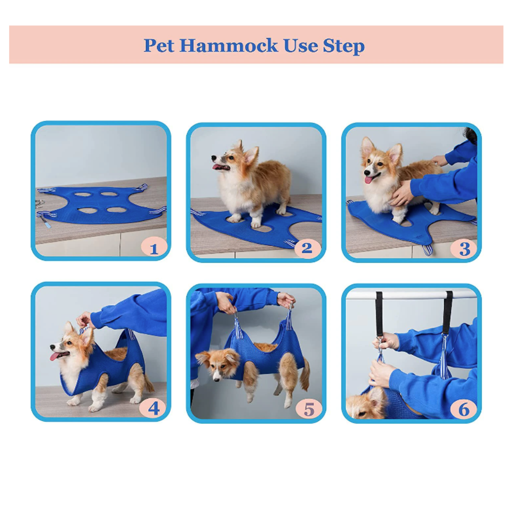 🐾 Sac de contention pour toilettage de chat avec hamac – Sécurise le toilettage et les soins