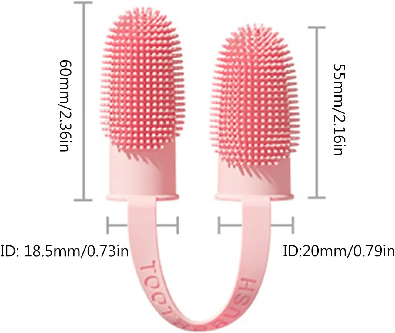 Kit Dentifrice pour Animaux – Brosse à Dents en Silicone Douce pour Chiens & Chats