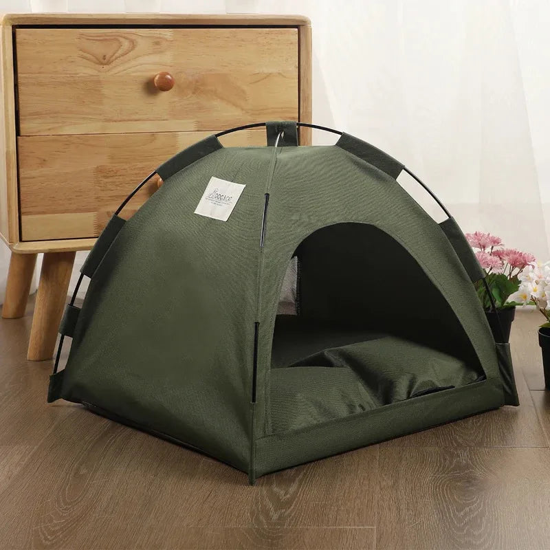 Tente lit pour chats avec coussin chaud