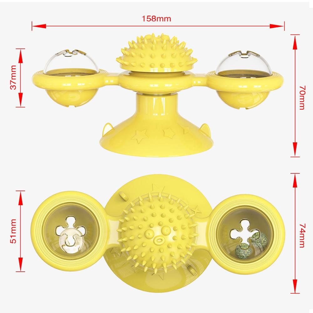 Balles LED tourbillonnantes pour chats