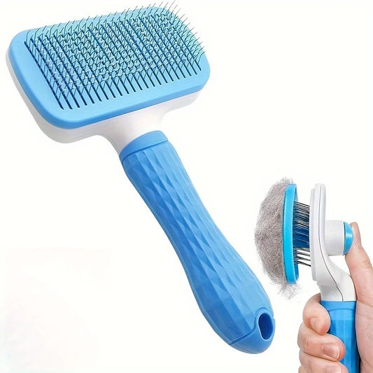 Brosse Anti-Poils – Peigne de Débourrage Doux pour Chiens & Chats, Idéal pour le Toilettage Quotidien et le Bain