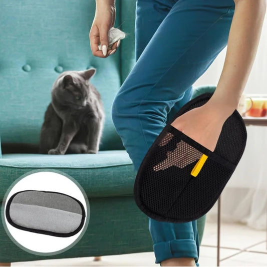 Gants de Toilettage pour Animaux – Retire Poils de Chats & Chiens, Canapés, Tapis et Vêtements