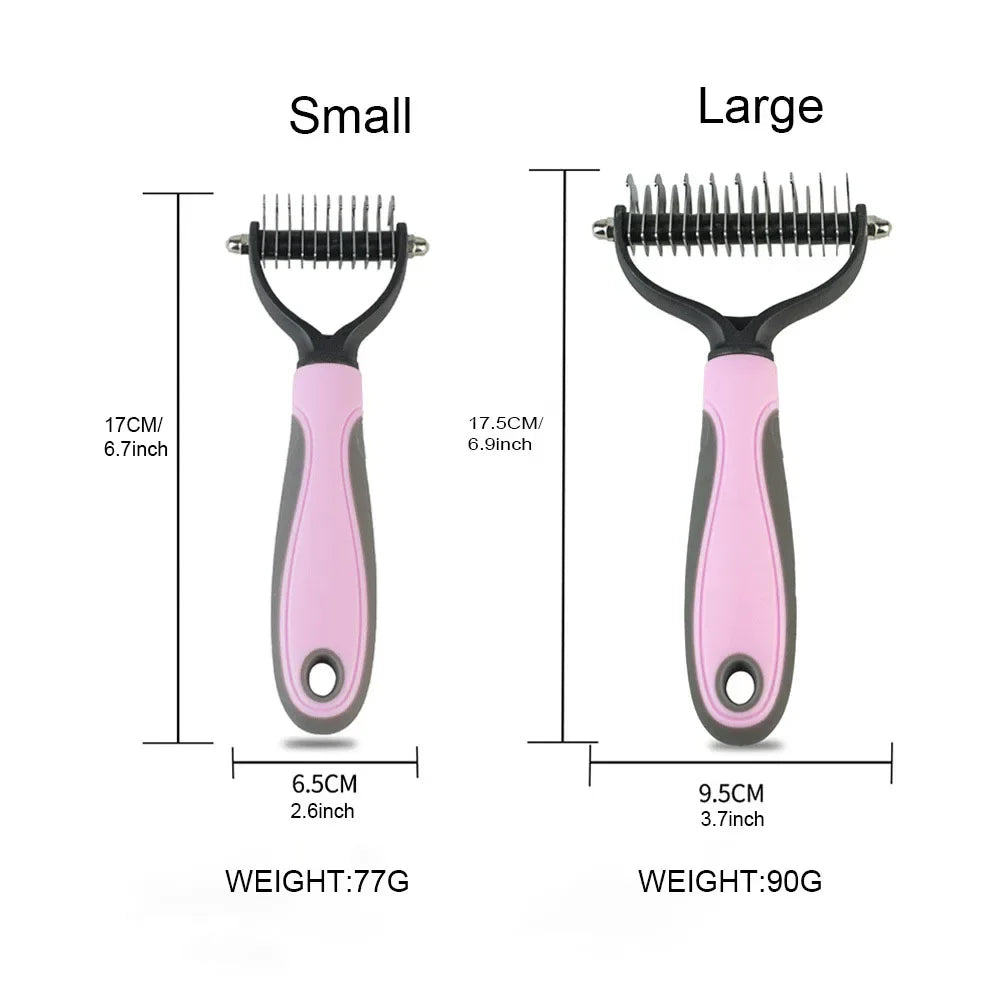 Brosse de Toilettage pour Chiens et Chats – Démêlant & Anti-Poils