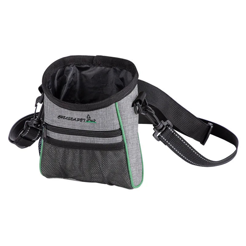 Sac de dressage pour chien – Pochette à friandises avec ceinture réglable, idéale pour promenades et entraînements.