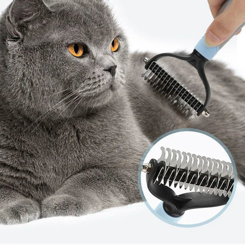 Brosse de Toilettage pour Chiens et Chats – Démêlant & Anti-Poils