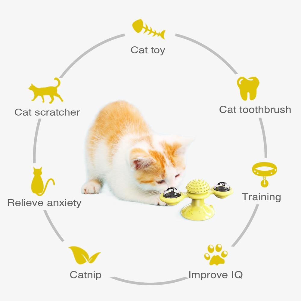 Balles LED tourbillonnantes pour chats