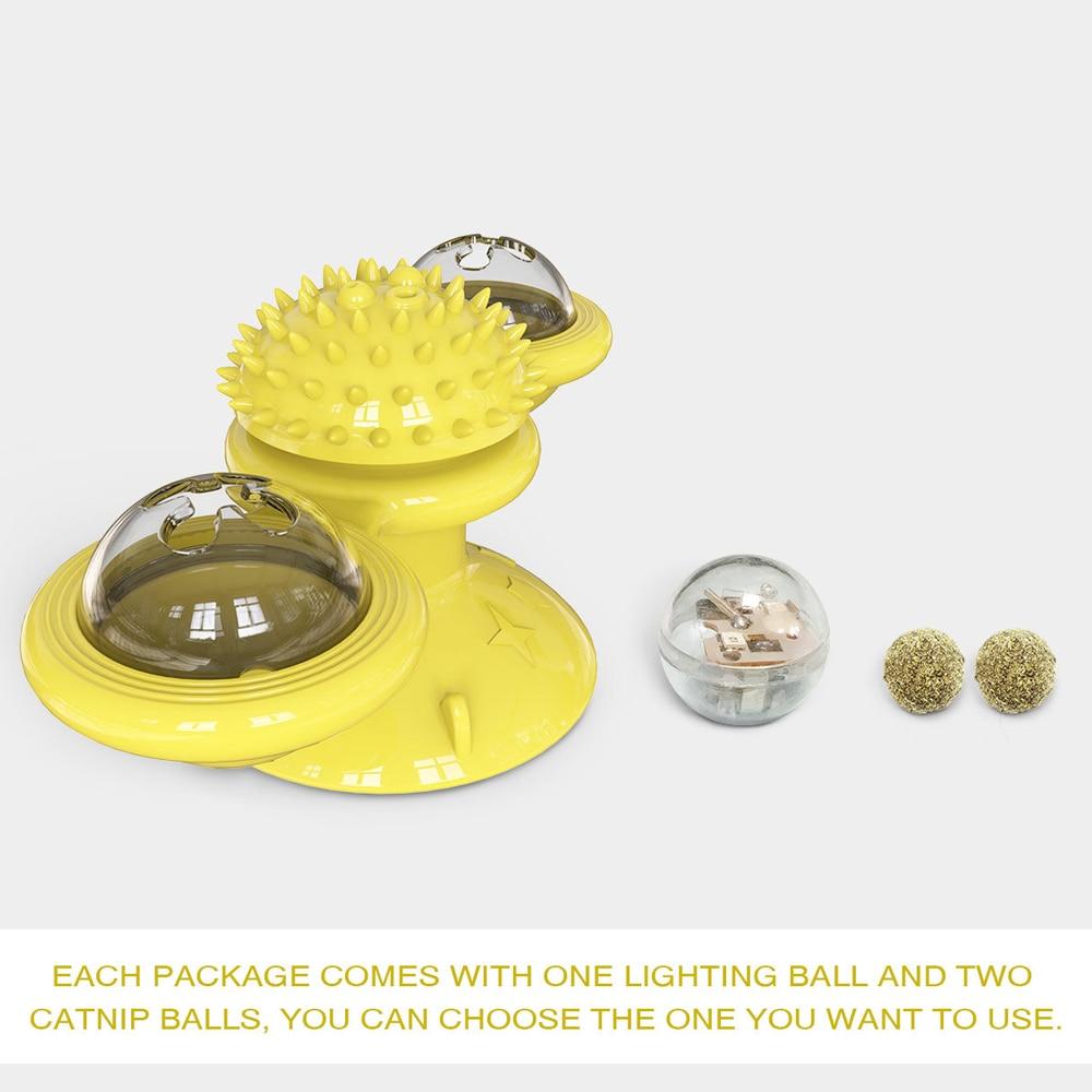 Balles LED tourbillonnantes pour chats